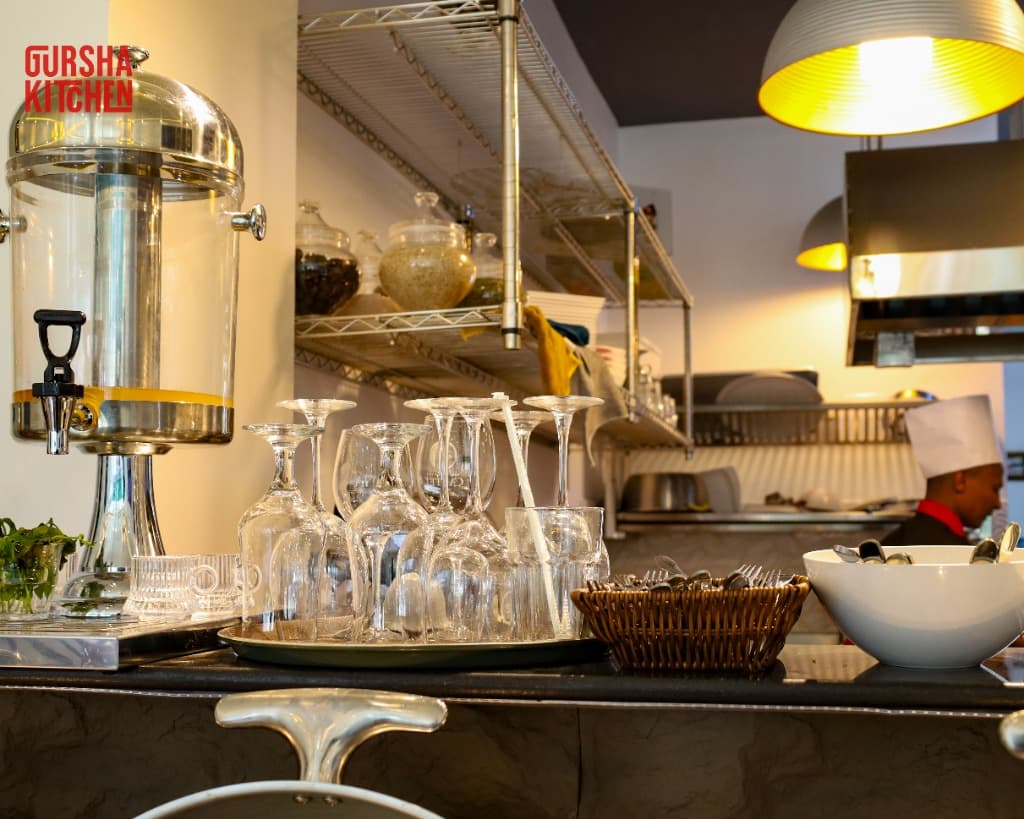 Gursha Kitchen Bar Counter — Warmth and craft